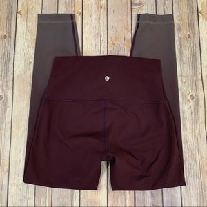 Lululemon Wunder Under Hi Rise Luxtreme Tight 25” Purple Ombré Sz 8